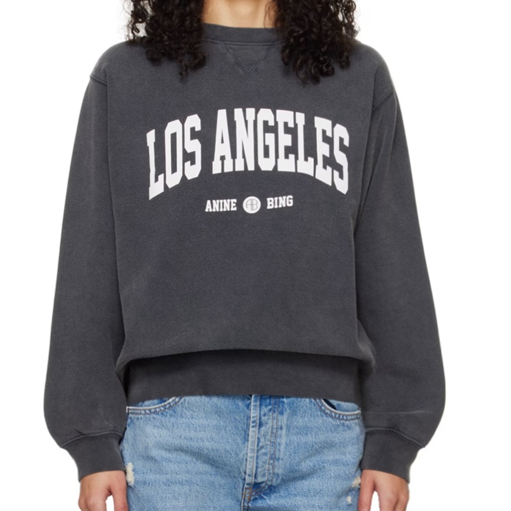 ANINE BING - Ramona 'Los Angeles' Sweatshirt, size medium